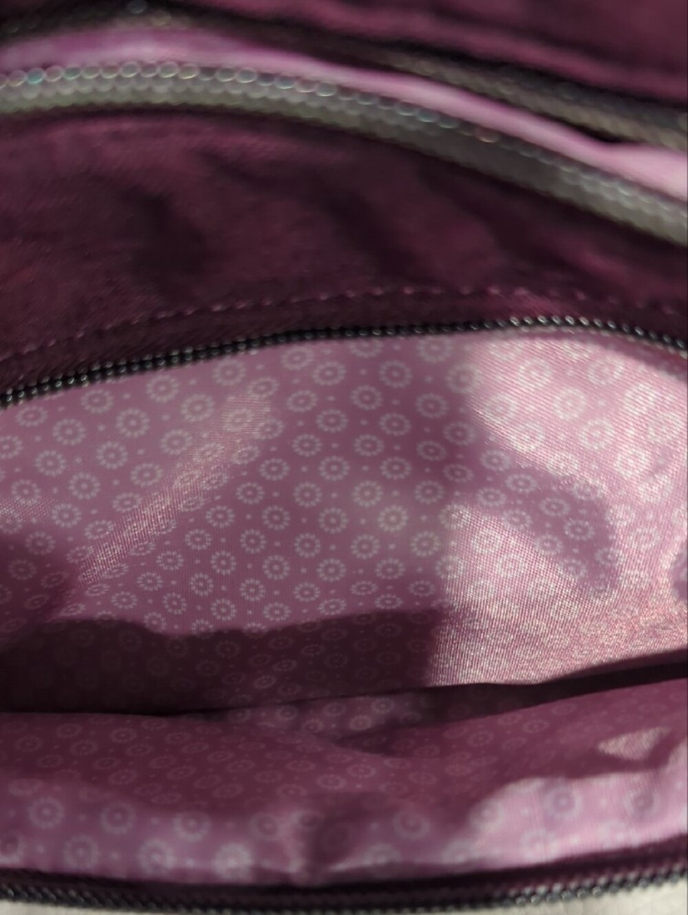 lug Quilted Crossbody Bag in Plum - Picture 11 of 11